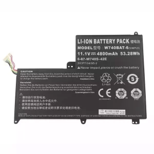 Original battery for laptop CLEVO 3ICP7/34/95-2