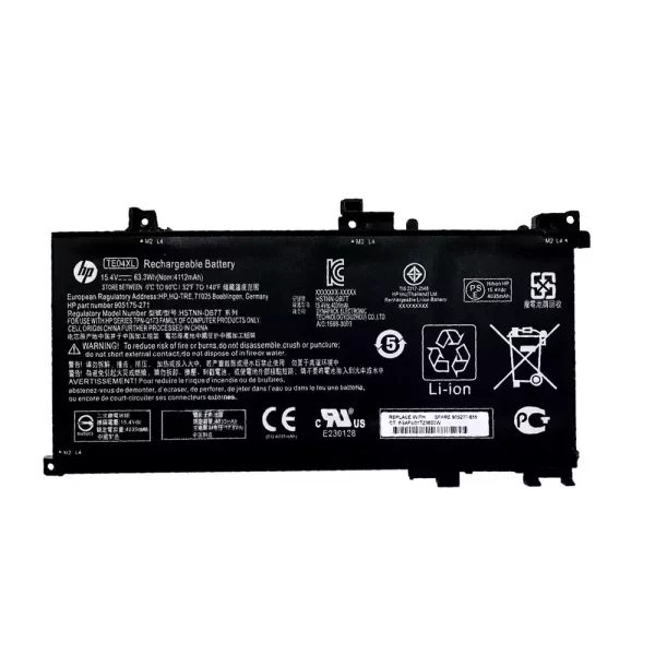 Original battery for laptop HP TE04XL