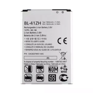Original battery BL-41ZH for Mobile Phone LG L50,H340,H345,MS345,H343,C40,D213N,LS665