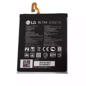 Original battery BL-T34 for Mobile Phone LG V30,H930