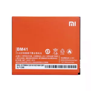 Original battery BM41 for Mobile Phone Xiaomi Redmi 1S Hongmi 1S