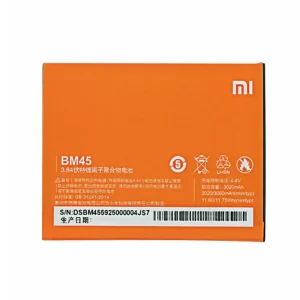 Original battery BM45 for Mobile Phone Xiaomi Redmi Hongmi Note 2