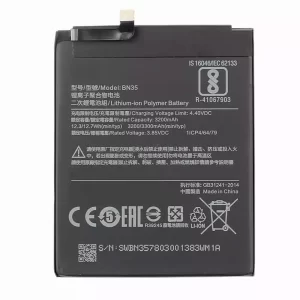 Original battery BN35 for Mobile Phone Xiaomi Redmi 5