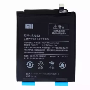 Original battery BN43 for Mobile Phone Xiaomi Redmi Note 4X