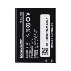 Original battery BL171 for Mobile Phone LENOVO A356,A368,A370e,A376,A60,A65,A390T