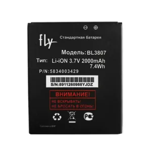 Original battery BL3807 for Mobile Phone FLY IQ454