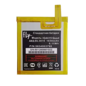Original battery BL3810 for Mobile Phone FLY IQ4415
