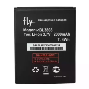 Original battery BL3808 for Mobile Phone FLY IQ456