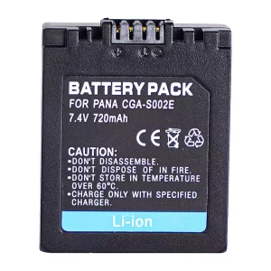 New replacement battery for PANASONIC CGA-S002E CGA-S002 DMW-BM7