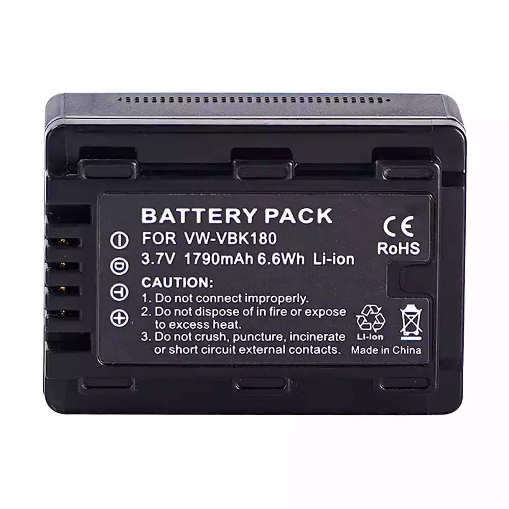 New replacement battery for PANASONIC VW-VBK180 VW-VBL090