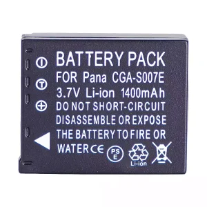 New replacement battery for PANASONIC CGA-S007 CGA-S007E DMW-BCD10