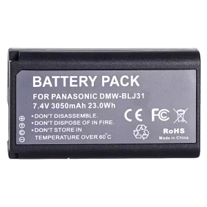 New replacement battery for PANASONIC DMW-BLJ31 DMW-BLJ31GK