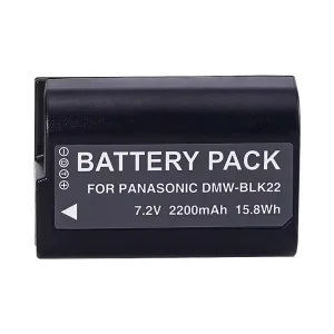 New replacement battery for PANASONIC DMW-BLK22