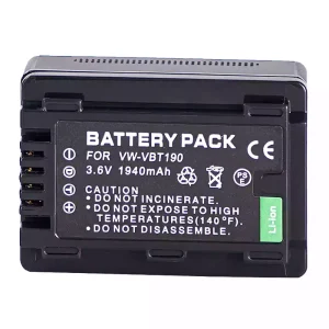 New replacement battery for PANASONIC HC-V800K HC-VX1K HC-VX870 (VX870K) HC-VX981 (VX981K) HC-W580 (W580K) HC-W850 HC-WXF991 (WXF991K) HC-WXF1K