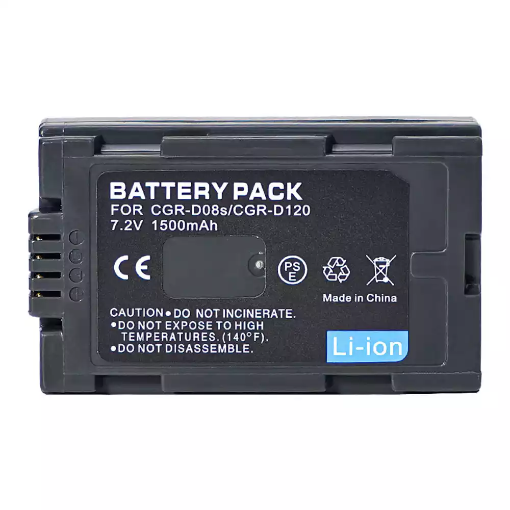 New replacement battery for PANASONIC CGR-D08 CGR-D08S CGR-D14 CGR-D16 CGR-D120 CGR-D210 CGR-D220