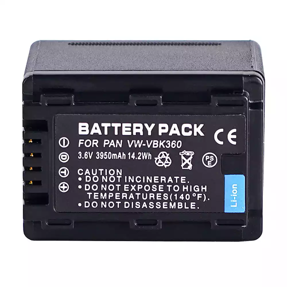 New replacement battery for PANASONIC VW-VBK360