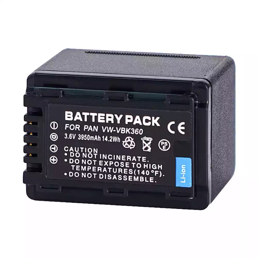 New replacement battery for PANASONIC VW-VBK360 - Image 2