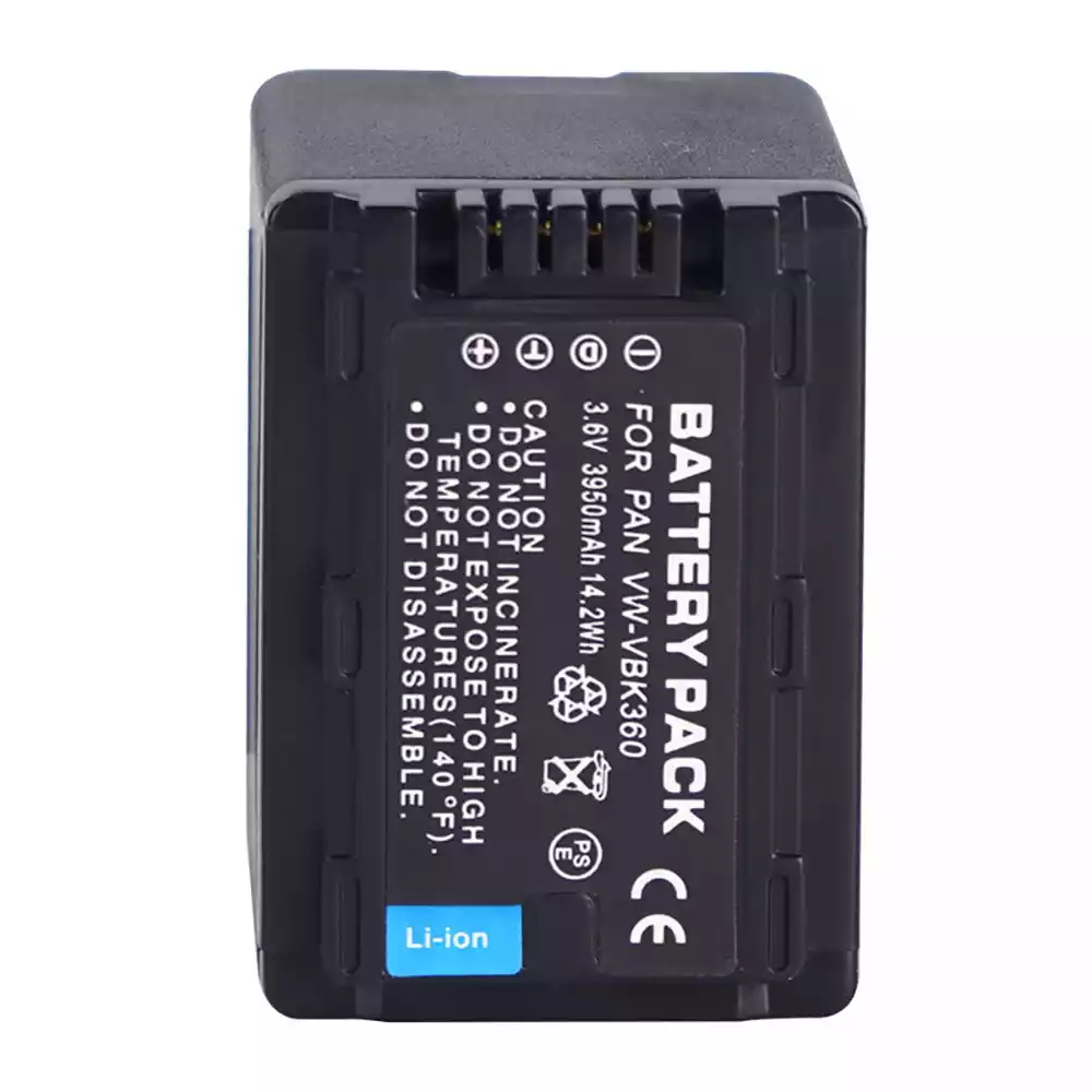 New replacement battery for PANASONIC VW-VBK360 - Image 3