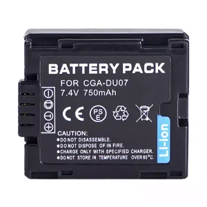 New replacement battery for PANASONIC CGA-DU07 CGA-DU06