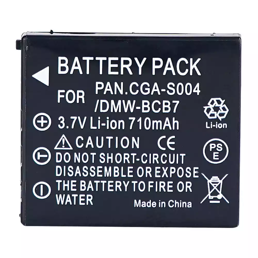 New replacement battery for PANASONIC CGA-S004 DMW-BCB7