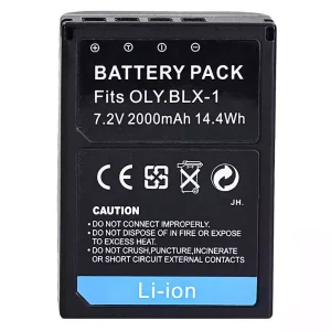 New replacement battery for OLYMPUS BLX-1