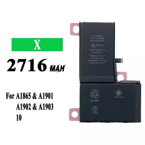 Phone battery 616-00346 for iPhone X A1865/A1901/A1902/A1903