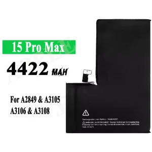Phone battery A3121 for iPhone 15 pro max