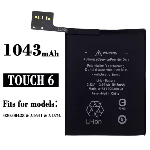 Phone battery A1641 020-00428 for iPhone TOUCH 6
