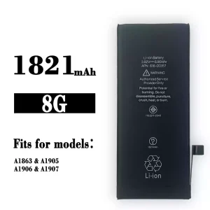 Phone battery 616-00357 for iPhone 8G/A1863/A1905/A1906/A1907