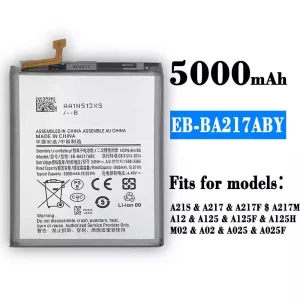 Phone battery EB-BA217ABY for Samsung  A21S/A217/A217F/A217M/A12/A125/A125F/A125H/M02/A02/A025/A025F