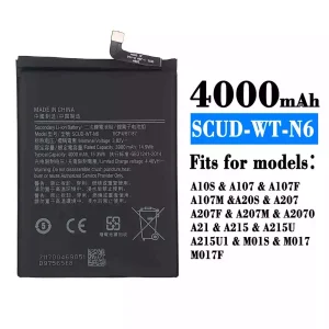 Phone battery SCUD-WT-N6 for Samsung A20s/A10s/A207/A107/A107F/A107M/A207F/A207M/A2070/A21/A215/A215U/A215U1/M01S/M017/M017F