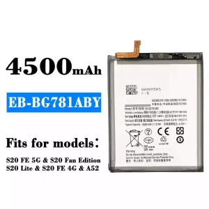 Phone battery EB-BG781ABY for Samsung Galaxy A52/S20 FE 5G/S20 Fan Edition/S20 Lite/S20 FE 4G