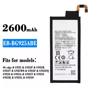 Phone battery EB-BG925ABE for Samsung S6 edge