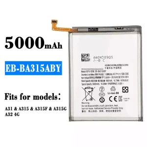Phone battery EB-BA315ABY for Samsung A31/A315/A315F/A315G/A32 4G