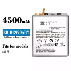 Phone battery EB-BG990ABY for Samsung S21 FE