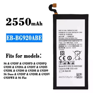 Phone battery EB-BG920ABE for Samsung S6/S6 Duos/S6 Flat
