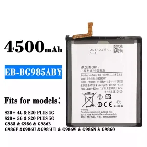 Phone battery EB-BG985ABY for Samsung S20+ 4G/S20 PLUS 4G/S20+ 5G/S20 PLUS 5G