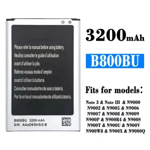 Phone battery B800BU for Samsung Note 3/Note III