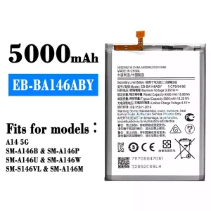 Phone battery EB-BA146ABY for Samsung A14 5G
