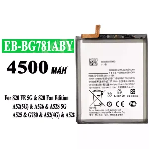 Phone battery EB-BG781ABY for Samsung S20 FE 5G/S20 Fan Edition
