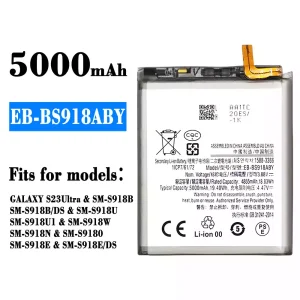 Phone battery EB-BS918ABY for Samsung GALAXY S23 Ultra