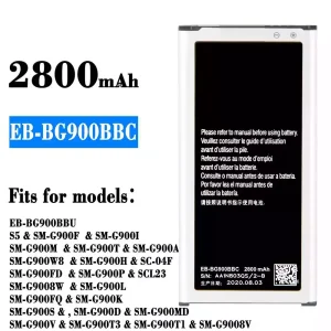 Phone battery EB-BG900BBC for Samsung S5