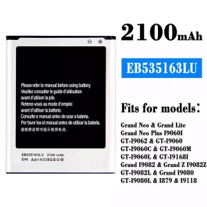Phone battery EB535163LU for Samsung Grand Neo/Grand Lite/Grand Neo Plus SL31199