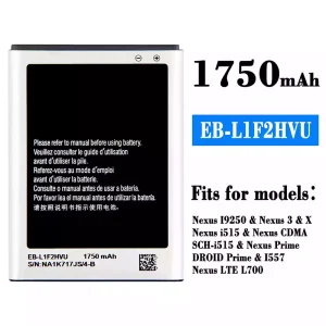 Phone battery EB-L1F2HVU for Samsung Nexus I9250/Nexus 3
