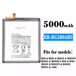 Phone battery EB-BG580ABU for Samsung M20/A40S
