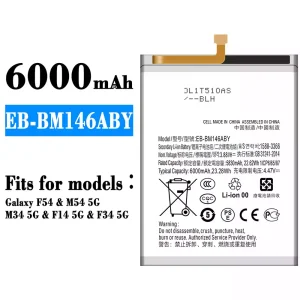 Phone battery EB-BM146ABY for Samsung Galaxy F54/M54 5G/M34 5G/F14 5G/F34 5G