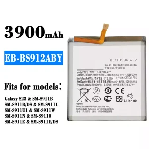 Phone battery EB-BS912ABY for Samsung Galaxy S23