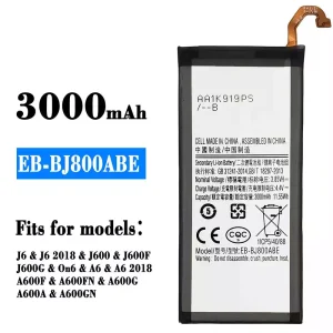 Phone battery EB-BJ800ABE for Samsung J6/J6 2018/A6/A6 2018