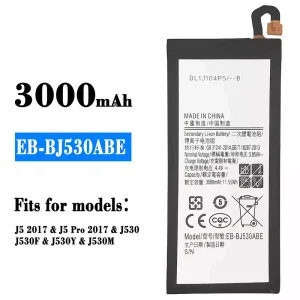 Phone battery EB-BJ530ABE for Samsung J5 2017/J5 Pro 2017