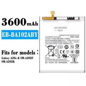 Phone battery EB-BA102ABY for Samsung Galaxy A20e